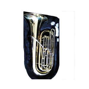 SEASOUND OEM JYTU0745 Trompette <span class=keywords><strong>4</strong></span> <span class=keywords><strong>Pistons</strong></span> Or Laque <span class=keywords><strong>Tuba</strong></span> Instrument - Product Image 3