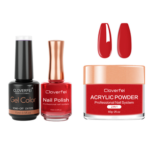 Polvo Acrílico de Alta Calidad, Suave como la Mantequilla, Juego de Polvo Acrílico <span class=keywords><strong>para</strong></span> <span class=keywords><strong>Uñas</strong></span> 4 en 1 con Esmalte de Gel UV - Product Image 1