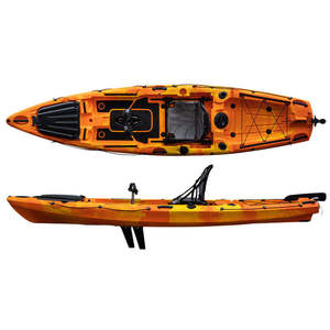 Kayak à pédales super léger pour une ou deux personnes, idéal pour la pêche estivale, les sports nautiques en mer, design résistant à l'eau pour adultes - Product Image 5