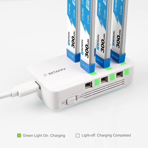 แบตเตอรี่พลาสติก BETAFPV 4 ชิ้น BT2.0 550mAh 1S 3.8V 40C/80C ใช้ได้กับโดรนแข่ง 1S ขนาด 75-85 มม. อุปกรณ์เสริมสำหรับควอดคอปเตอร์ - Product Image 5
