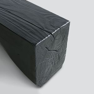 Muelle de madera retro estilo Wabi-Sabi, taburete cambiador de zapatos para casa de huéspedes, Banco de madera maciza carbonizada para uso doméstico para tienda de ropa - Product Image 6