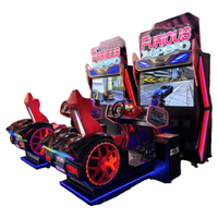 Machine de jeu d'arcade de course automobile à monnayeur, simulateur d'amusement intérieur