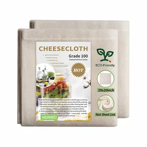 reusable draining Cheesecloth Unbleached cloth cheese bag Multifunction nut milk bag Cheese Cloth Bag