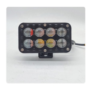 Altı modları ile motosiklet spot DRL araba led far Mini sürüş ışıkları çalışma ışığı yardımcı ışık sis lamba ampulü - Product Image 5