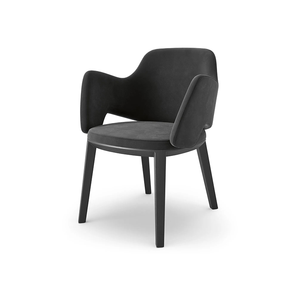 Silla de comedor de madera maciza americana personalizada WBERT, diseño moderno Simple para restaurante, cafetería, asiento de cuero para sala de estar - Product Image 1