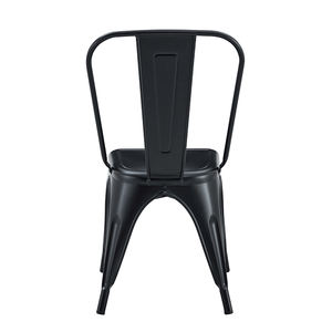 Vente en gros de chaises de café industrielles vintage au design moderne avec structure en fer et acier - Product Image 5