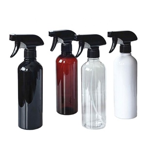 500ml 500 ml 17 0z 17oz Customized PET Black Empty Cleaner Trigger Spray <b>Bottle</b> - Product Image 1