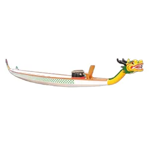 Bateau dragon de course IDBF912 personnalisé du fabricant Bateau dragon en bois 12 hommes approuvé par IDBF