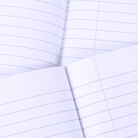 Carnet promotionnel en gros format A5 (155*210mm) avec couverture en carton blanc pour journal, exercices et écriture