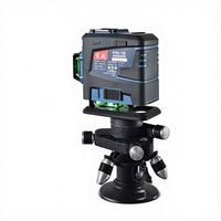 Niveau laser vert rotatif 4D à 360 degrés, 12 lignes, 16 faisceaux, outil de marquage professionnel pour la construction en extérieur, batterie au lithium