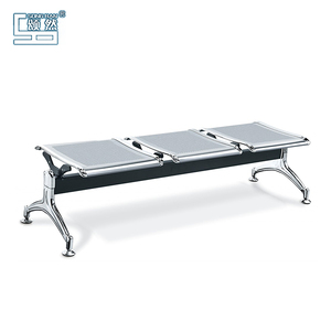 Chaises de barbier, chaises d'attente pour salon de coiffure, bancs de couleur au choix, sièges 1, 2 ou 3 places, chaise d'aéroport - Product Image 6