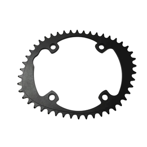 Plateau de chaîne de vélo en alliage d'aluminium 104BCD rond ovale étroit large pour VTT vélo de route BMX 32-42T pédalier - Product Image 1