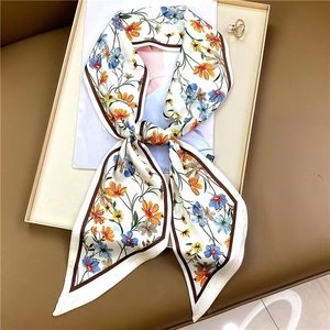<strong>2025</strong> Elegant Luxury <strong>Headband</strong> <strong>for</strong> Amazon <strong>Women's</strong> Fashion Polyester Scarf Digital Printing Letter Summer Tie Bow <strong>for</strong> Shawls