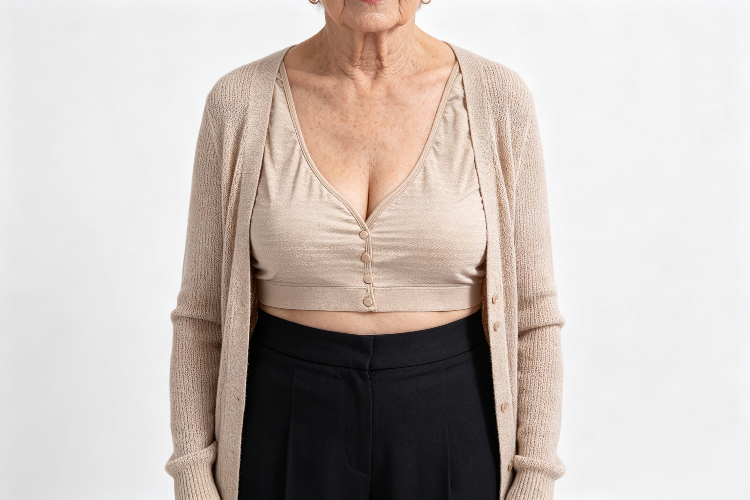 Skin Friendly Comfort Bra for Senior Women Non Irritating Wireless Everyday Bra