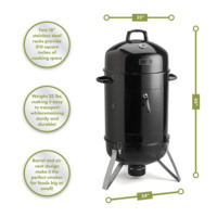 Cuisson Fumoir Céramique GRAND BBQ Oeuf Vert Asador de carbone Charbon de bois Barbecue Grill Extérieur