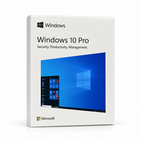 Clé de licence d'activation en ligne pour Windows 10 Pro Professional USB Full Box avec garantie de 6 mois, version anglaise globale