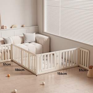 현대 어린이 놀이터 아기 안전 강화 접이식 플라스틱 울타리 가정 정원 침실 유아 크롤링 놀이 마당 - Product Image 6