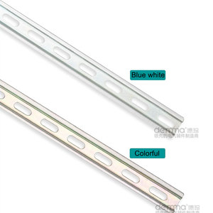 Chất Lượng Cao Nhôm <span class=keywords><strong>DIN</strong></span> Đường Sắt C45 Đường Sắt Th35 Cố Định Lỗ Điện Gắn Đường Sắt - Product Image 5