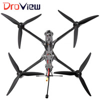 Drone Droview FPV 7/9/10 pouces Assemblage DIY Mini RTF Transmetteur ELRS TBS Récepteur Cadre Lunettes Racing Drone Parts FPV Drone Kit