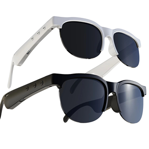 Gafas Inteligentes con IA MG100, Micrófono, Asistente de Voz, Traducción de <span class=keywords><strong>Texto</strong></span>/Voz en Tiempo Real, Control Táctil por Gestos, 100 mAh - Product Image 1