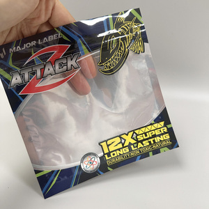 Sachet Ziplock personnalisé avec logo imprimé pour appâts de pêche, avec fenêtre transparente et trou de suspension, pour leurres et accessoires de pêche - Product Image 5