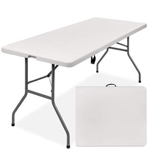 Easy Folding Bbq Picnic Heavy Duty Dining <b>Table</b> Rectangular Outdoor Camping <b>Plastic</b> Portable Folding <b>Table</b> - Product Image 4