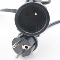 Prise UE 16 A 3 Broches Cordon d'alimentation secteur direct étanche Marque VDE Français Personnalisé USB Mâle Femelle Adaptateur PCB Prise personnalisée pour Européen