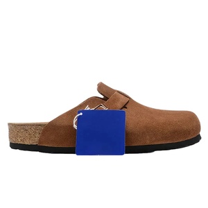 Dép lê, sandal, guốc, giày thể thao nam nữ thời trang 2025 chất liệu da lộn mềm màu nâu cà phê, giày thể thao ngoài trời nam - Product Image 4