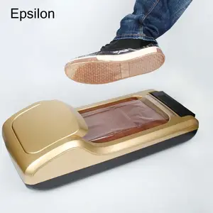 Epsilon Sepatu Bot Otomatis Terbaik, Mesin Dispenser Penutup Sepatu, Bot Sanitasi Antiselip Film Lengket Otomatis Terbaik