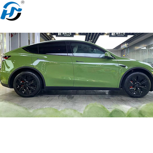 Vente en gros PET TPU film moulé HD brillant cristal Mossu vert voiture Wrap vinyle un rouleau complet 1. 52X1.8 M/5X60FT voiture autocollants usine - Product Image 4
