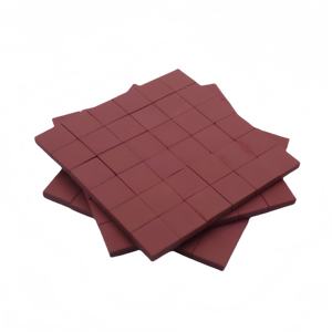 Plaque de revêtement intérieur en céramique de qualité industrielle, adhésive rouge, résistante à l'usure et aux hautes températures - Product Image 3