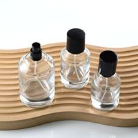 Botol semprot kaca parfum isi ulang 30 ml 50ml 1.7oz botol parfum perjalanan kosong besar botol parfum pengganti isi ulang