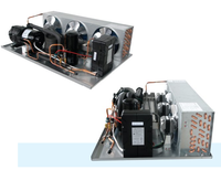 Unidad Condensadora R404a de 1.5HP, Enfriador de Agua Móvil para Restaurantes con Motor y Bomba, 220-240V, 1 Año de Garantía