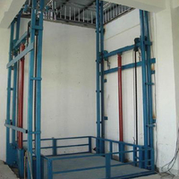 Plateforme élévatrice hydraulique murale pour marchandises, ascenseur vertical pour fret
