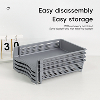 Shunxing Meilleure Vente Organisateur de Documents A4 Multi-niveaux Empilable pour Bureau