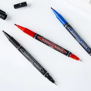 Wholesale High Quality Safe And Non-toxic 12 Color Art Line With Small Double Head Marker Pens