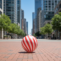 Ballon de football/soccer géant gonflable en PVC, étanche, pour la publicité - Nouveauté 2026 - Vente Flash