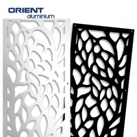 Paneles Decorativos para Exteriores, Pantallas Metálicas de Privacidad para Jardín, Paneles Metálicos Cortados con Láser