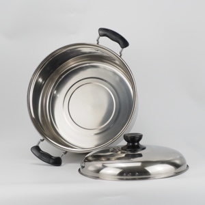Marmite à ragoût grande capacité 28 cm à bas prix, marmite à soupe économique avec couvercle, casseroles de cuisson en acier inoxydable, grande marmite de cuisson - Product Image 4