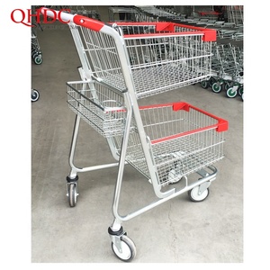קארו דה Compras Carro דה Supermercado Carrito קניות עגלת קניות עגלת סופרמרקט חנויות PU גלגלים ISO; BSCI התגלגלות