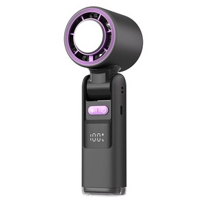 พัดลมมือถือขนาดเล็กความเร็วสูง<span class=keywords><strong>2025</strong></span>พัดลมระบายความร้อนด้วยความเย็นแบบชาร์จไฟได้ปรับเกียร์100พัดลมพกพาขนาดเล็กแบบชาร์จไฟได้ - Product Image 1