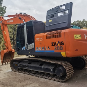 Excavatrice sur chenilles hydraulique Hitachi ZX200 d'occasion multifonctionnelle de 20 tonnes, modèles ZX120, ZX200, ZX300, en bon état - Product Image 1