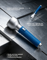 Linterna LED de Aluminio USB de Alta Intensidad a Prueba de Explosiones, 6W 5Ah IP68, Resistente al Agua, Haz Ajustable, para Áreas Peligrosas, Uso Industrial