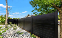 Panneau de clôture en aluminium thermolaqué conçu pour les patios extérieurs et les applications résidentielles modernes.