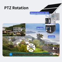 Caméra solaire haute définition VESAFE 4G 6MP, connexion stable 24/7, boîtier métallique, zoom 36x, double objectif, détection et suivi humanoïde