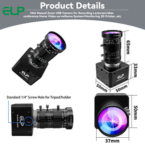 กล้อง60fps USB3.0 ELP 4K IMX678สีอ่อนกล้องอุตสาหกรรม<span class=keywords><strong>10xzoom</strong></span> CS 5-50มม. เลนส์ปลั๊กแอนด์เพลย์สำหรับหุ่นยนต์เครื่องพิมพ์3D - Product Image 6