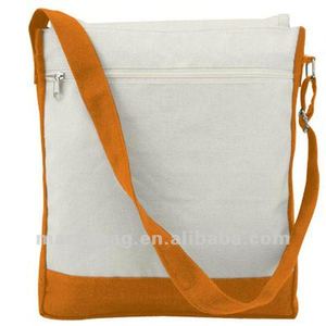 Sac <span class=keywords><strong>messager</strong></span> en coton biologique pour femmes, avec fermeture en bouton de noix de coco et corde - Product Image 2