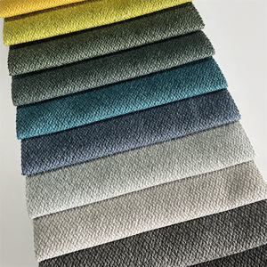 Nuevo desarrollo de tela de lino de cáñamo barata tela tejida teñida para muebles sofá silla - Product Image 6