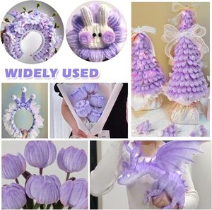 Paquete de 100 Limpiapipas de Alambre de Hierro - Suministros para Manualidades DIY para Niños, Palitos de Alambre para Jugar, para Cumpleaños/Navidad - Product Image 2
