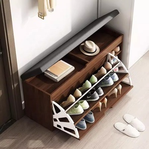 Zapatero Giratorio Moderno de Madera con 3 Niveles - Product Image 3